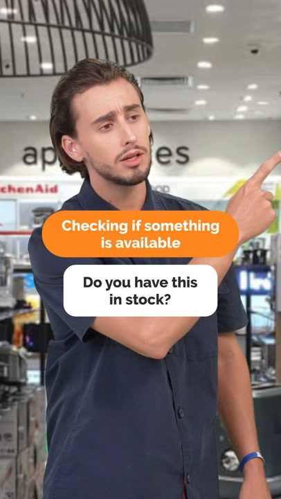 How to Check Item Availability in English