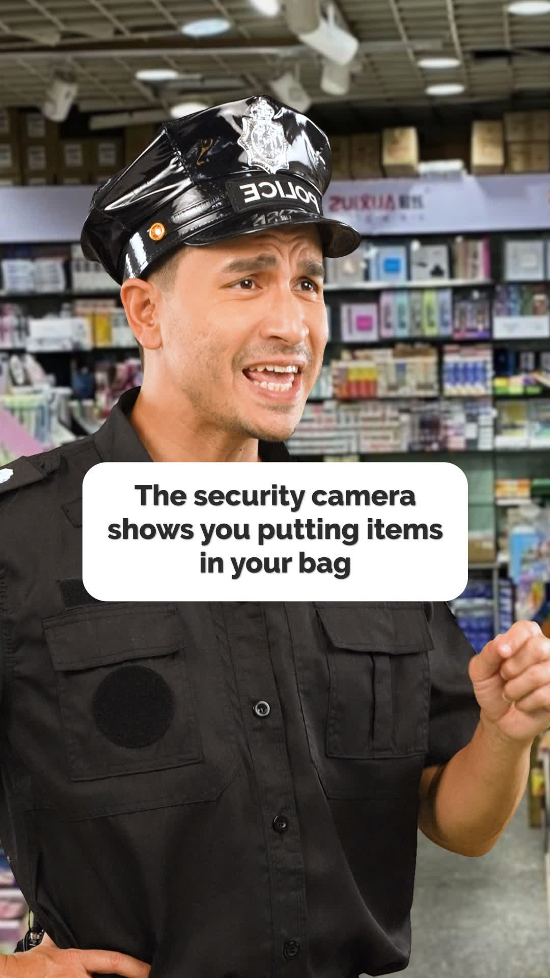 Caught Shoplifting? English Conversation Practice