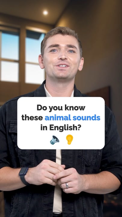 4 Animal Sounds in English