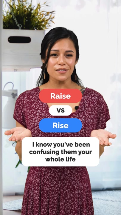 Difference between Rise and Raise | Rise vs Raise