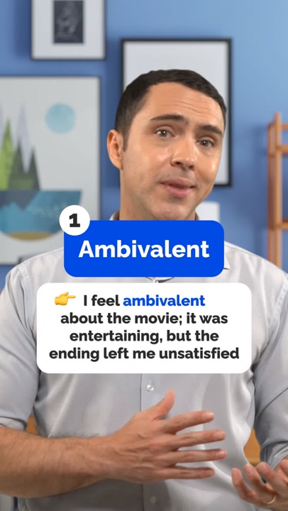 Master Advanced Emotions Vocabulary: Ambivalent, Baffled
